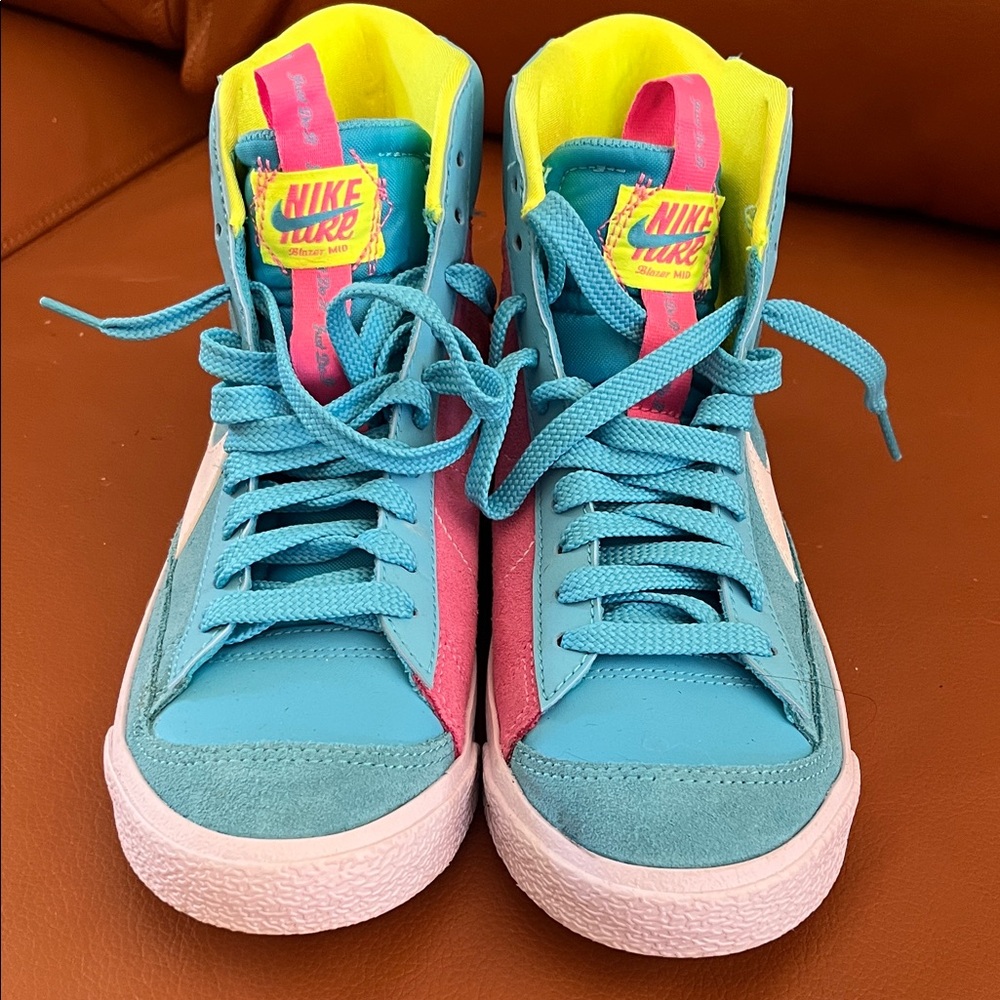 Nike Kids Colorblock Blazers - Blue, Pink, Yellow